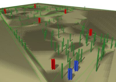 1. Skizze, Kundenanforderung für die Muldenrutschen