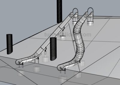 2. Unser 3D-Modell der Muldenrutschen