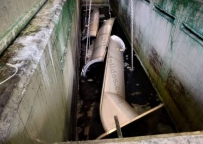 5. Beizen und Passivieren von Muldenrutschen durch Eintauchen