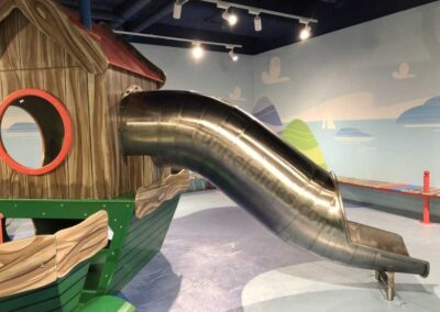 Mini tunnel slide for kids