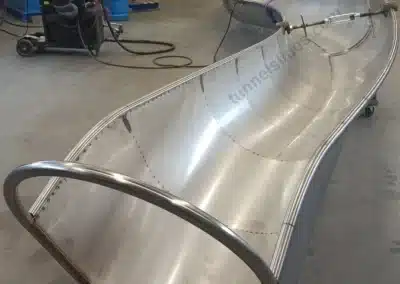 4. Our production of embankment curved slides