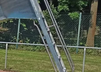 Suministro de agua al tobogán