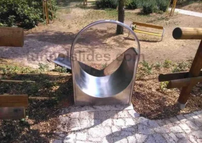 Glissière de talus en inox, HP 3,15m 45°