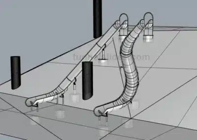 2. Nuestro modelo 3D de toboganes en pendiente"