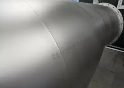 Acabado perlado, granallado con microesferas de vidrio