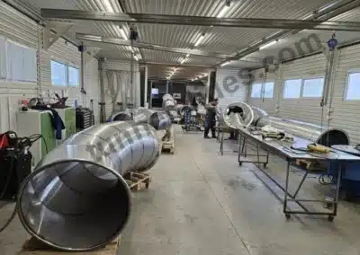 4. Producción propia del tobogán