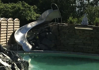 Tobogán acuático de acero inoxidable, Austria