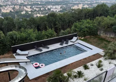 Tobogán acuático de acero inoxidable Aqua Trend, Grenoble